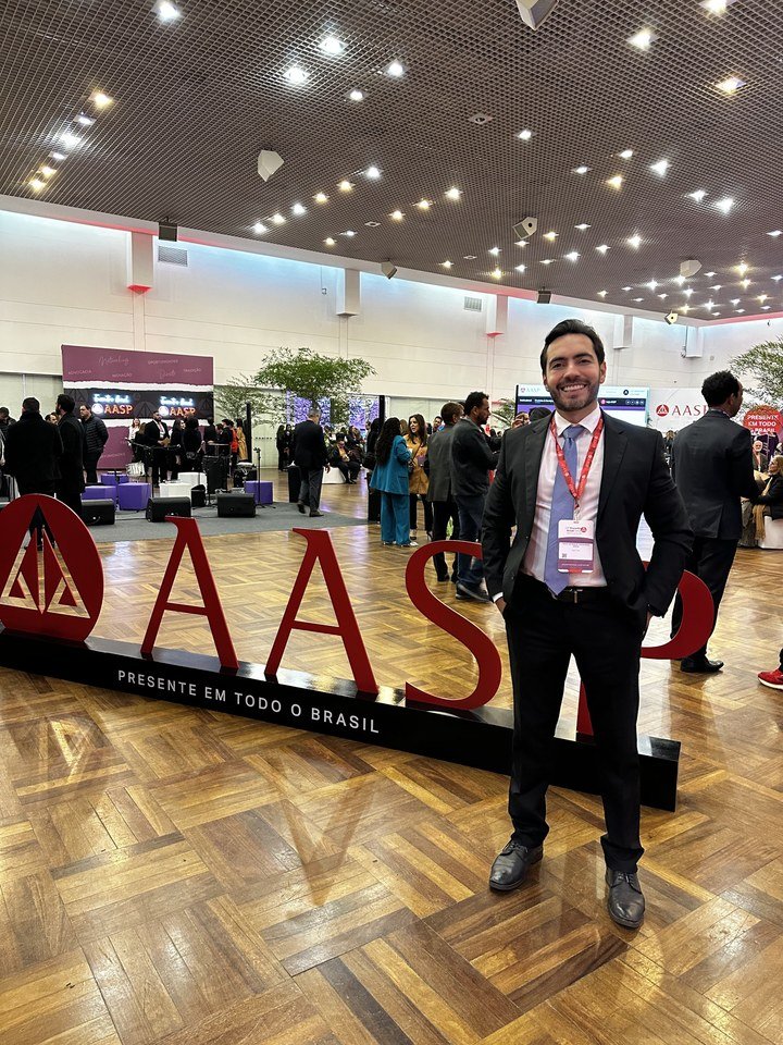 Tiago Fernandes em evento da Associação dos Advogados de São Paulo (AASP)